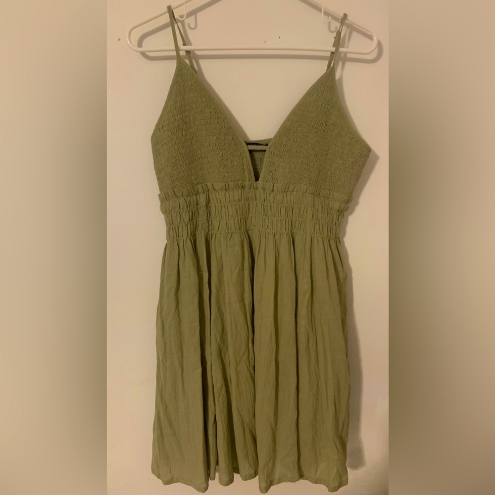 VERY J- NWT sage green dress